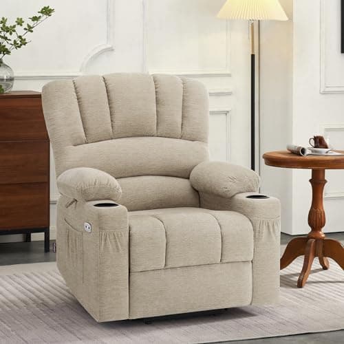 Power Lift Recliner Chair with Massage and Heat for Elderly People