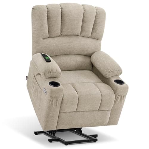 Power Lift Recliner Chair with Massage and Heat for Elderly People