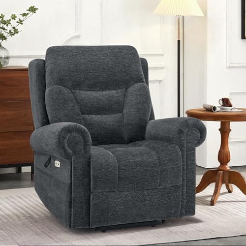 MCombo Power Lift Recliner Chair with Massage, Heating, and Adjustable Headrest for Elderly People
