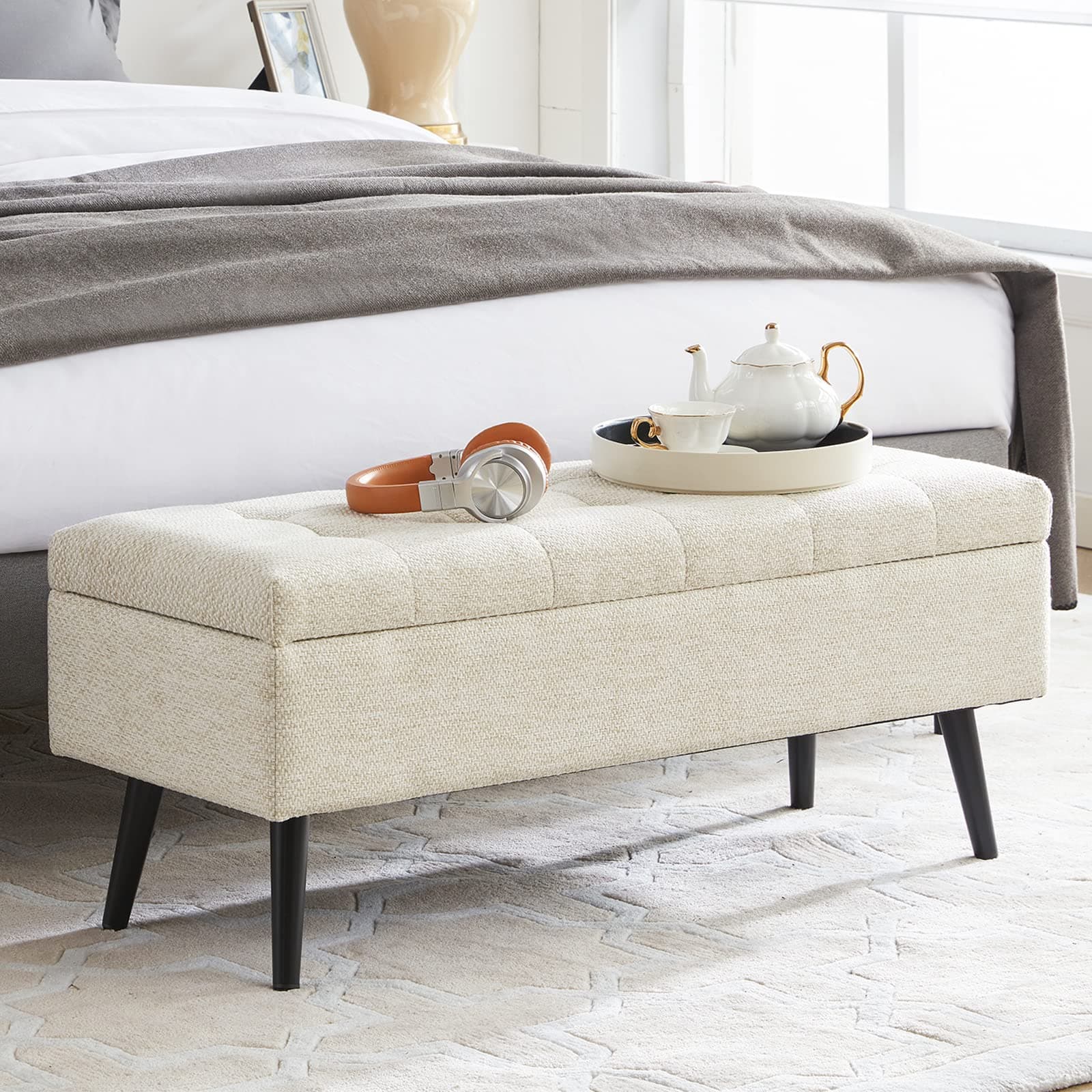 jeeohey ottoman bench end of bed