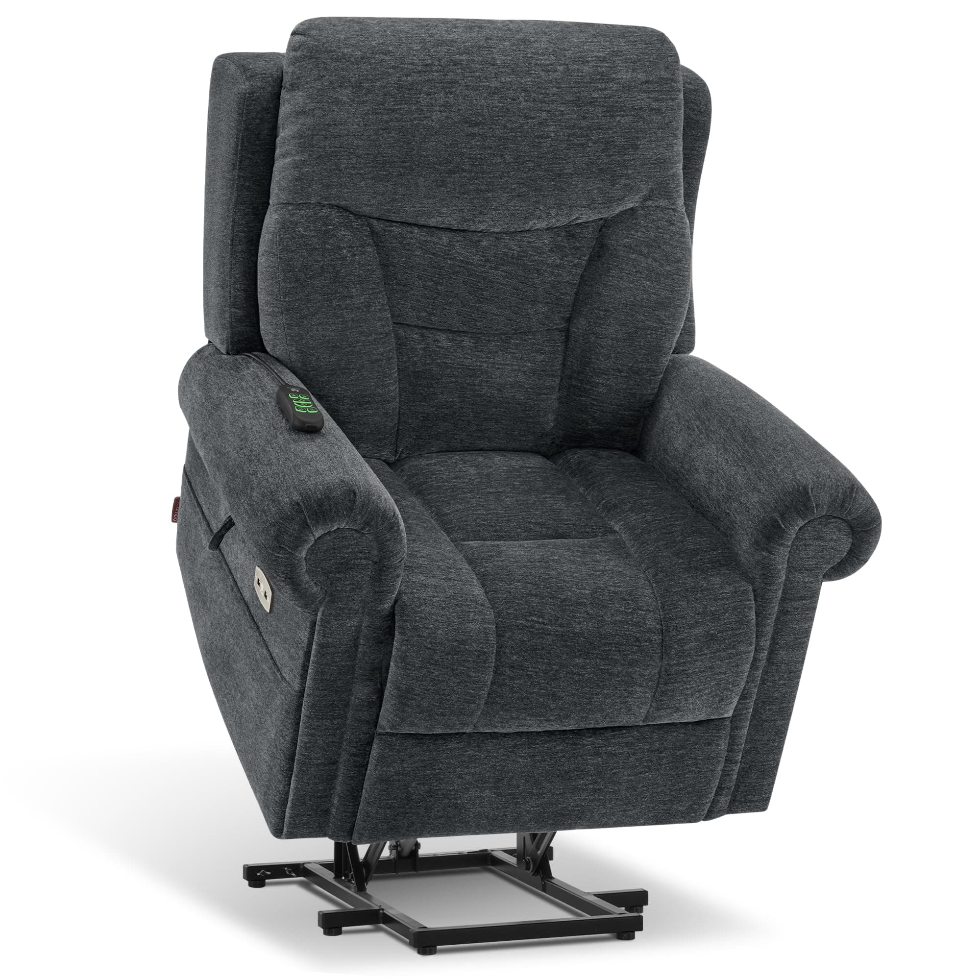 MCombo Power Lift Recliner Chair with Massage, Heating, and Adjustable Headrest for Elderly People